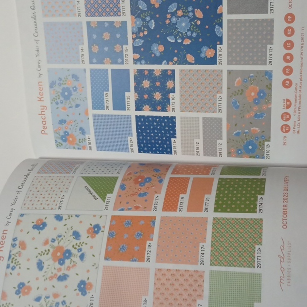 3/$15 Paper Crafting Moda Piece Fabric Catalog - Picture 8 of 16